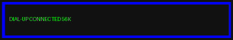 Dial-up connected graphic